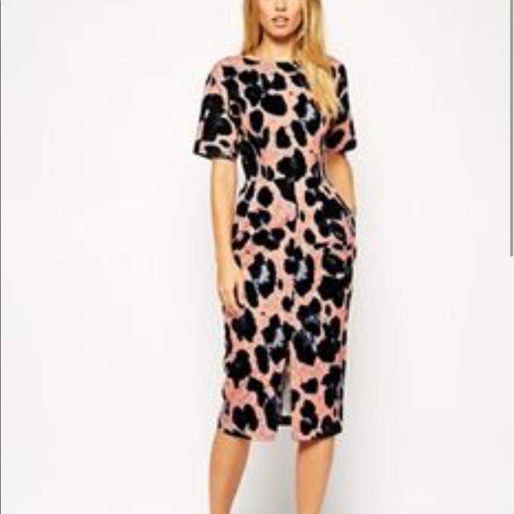 ASOS wiggle midi dress